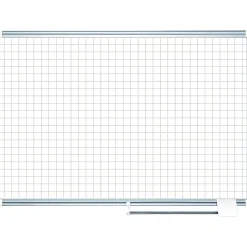 Dry Erase*MasterVision Gold Ultra Magnetic Lacquered Steel Planning Board, Aluminum Frame, 6' x 4' (MA2747830)