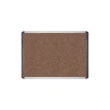 Bulletin*MasterVision ® Tech Cork Board, 36" x 48", Silver and Black Frame (BVCMVI050501)