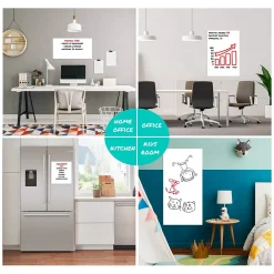 Dry Erase*Mind Reader Adhesive Dry-Erase Whiteboard Roll with Dry Erase Markers, 24" x 10' (DWBER-WHT)