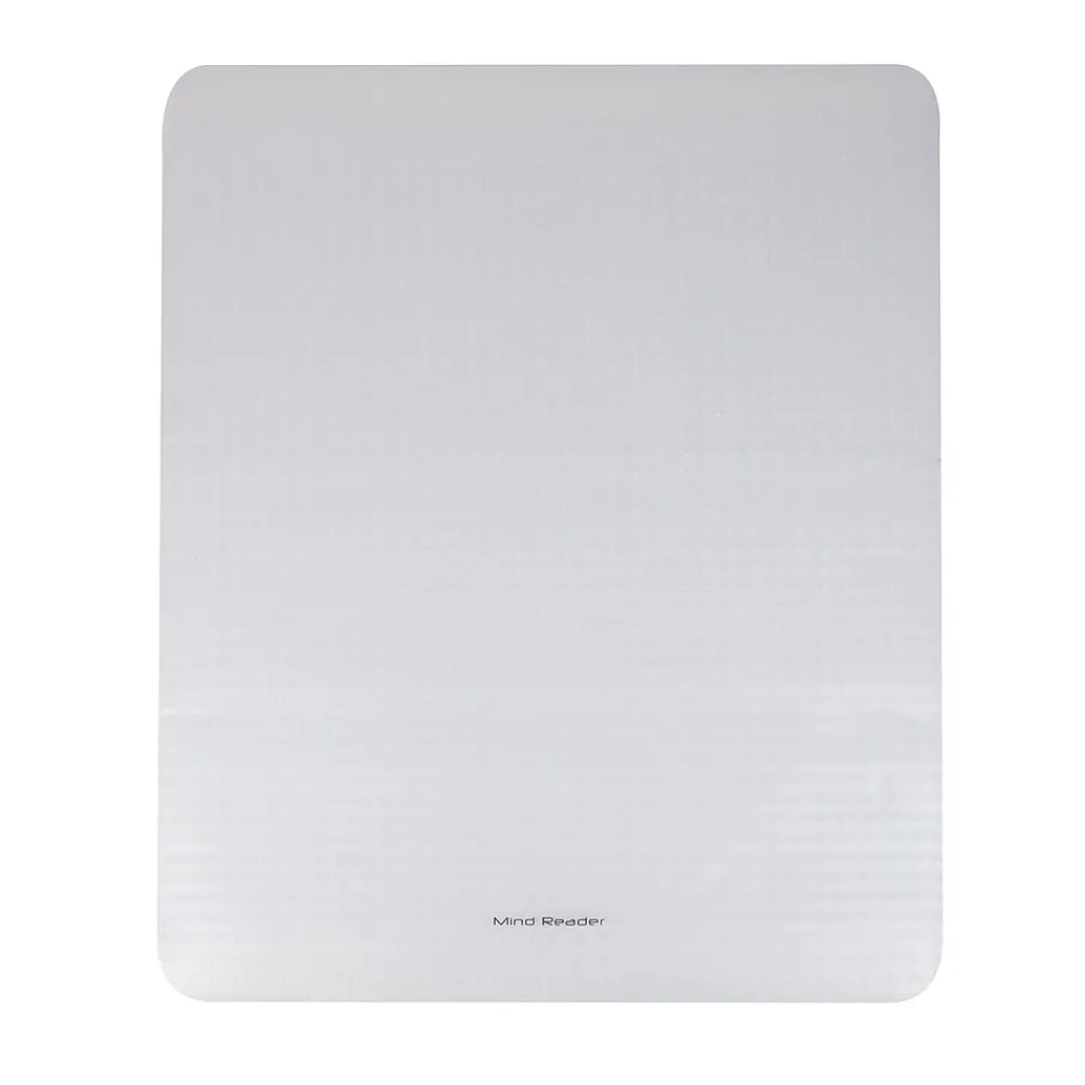 Chair Mats*Mind Reader Carpet Chair Mat, 35" x 47'', Low-Pile, Clear (OFFCREC-CLR)