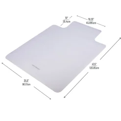 Chair Mats*Mind Reader Carpet Chair Mat with Lip, 36