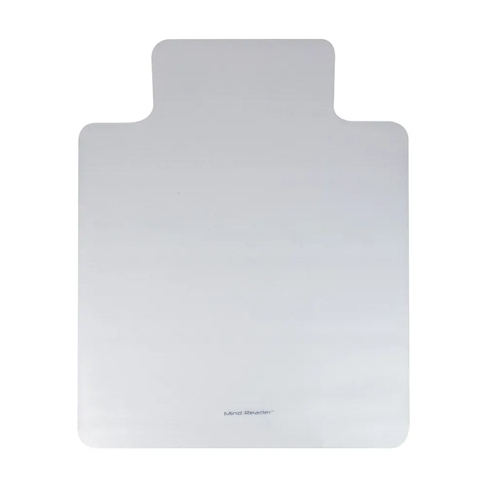 Chair Mats*Mind Reader Hard Floor Chair Mat with Lip, 35" x 47'', Clear (FLCMAT-CLR)