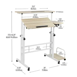 Standing Desks*Mind Reader Woodland Collection 21