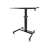 Standing Desks*StarTech Mobile Standing Desk - Portable Sit-Stand Ergonomic Height Adjustable Cart on Wheels - Rolling Computer/Laptop Workstation