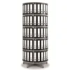 File Cabinets*Moll ® Rotary Five Tier Spin & File Binder Storage Carousel, White