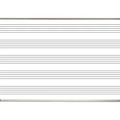 Dry Erase*MooreCo Graphic Boards Porcelain Dry-Erase Whiteboard, Aluminum Frame, 8' x 4' (202AH-S1)