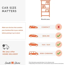 Bookcases*South Shore Morgan 3-Shelf Bookcase, Gray Maple (10152)