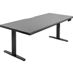 Standing Desks*Mount-It! Dual Motor 72"W Electric Adjustable Standing Desk, Black (MI-18122)