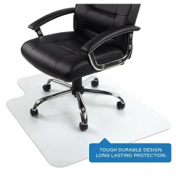 Chair Mats*Mount-It! Hard Floor Chair Mat with Lip, 35.5" x 47", Clear Vinyl (MI-7818)