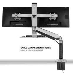 Standing Desks*Mount-It! Sit Stand Desk Mount Workstation, Dual Monitor Standing Desk Converter, Full Motion Arm, Height Adjustable (MI-7904)
