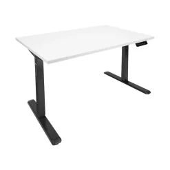 Standing Desks*Mount-It! 48"W Electric Adjustable Standing Desk, (MI-18063) White/Black