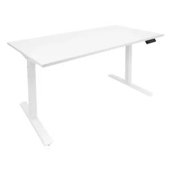 Standing Desks*Mount-It! 55"W Electric Adjustable Standing Desk, (MI-18061) White
