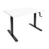 Standing Desks*Mount-It! 48"W Manual Adjustable Standing Desk, White/Black (MI-18069)