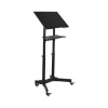 Standing Desks*Mount-It! 24"W Portable Lectern Adjustable Aluminum Standing Podium, Black (MI-7971)