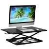 Standing Desks*Mount-It! 32"W Rectangular Adjustable Metal Standing Desk Converter, Black (MI-7929BLK)