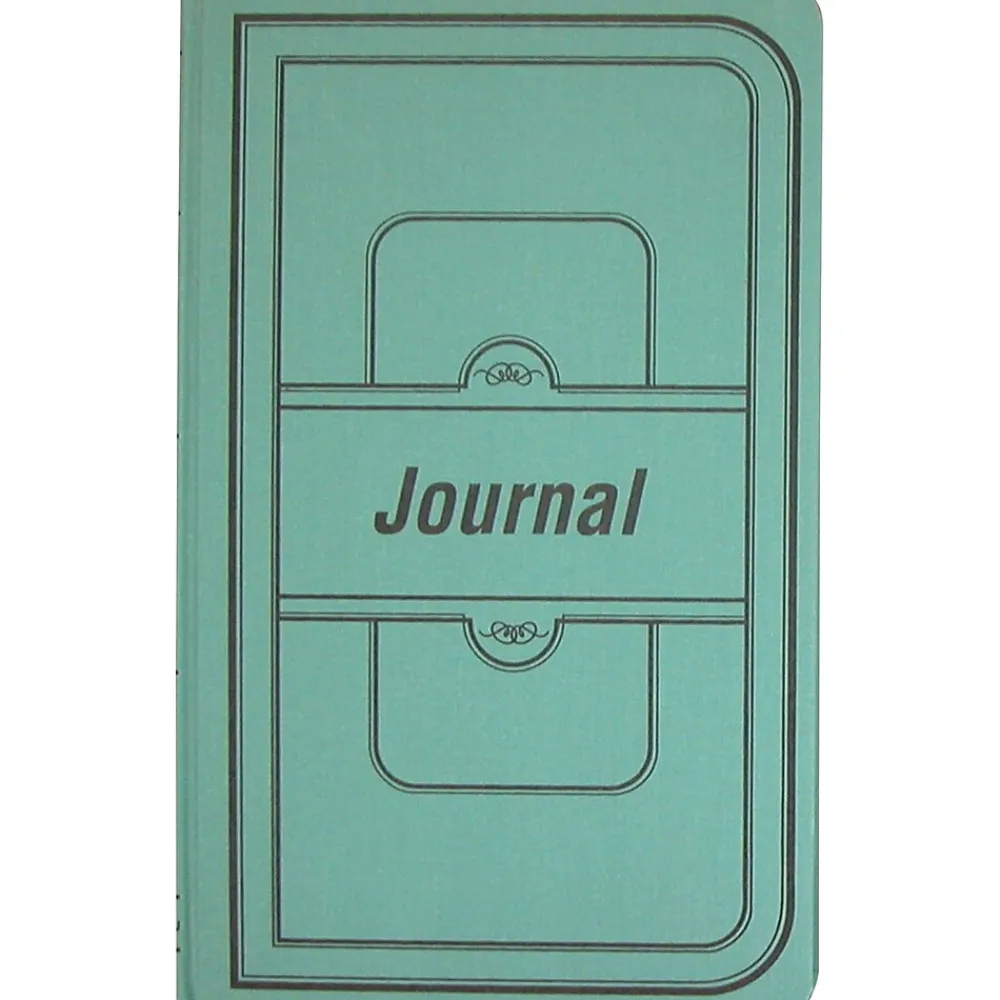 Accounting & Record Journals*National Brand National Canvas Tuff Series Accounting Journal, 12.13" x 7.63", Green, 250 Sheets/Book (A66500J)