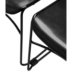 Folding & Stacking*National Public Seating Commercialine 850 Series Ultra Compact Stack Chair, Black, 20 Pack (850-CL/20)