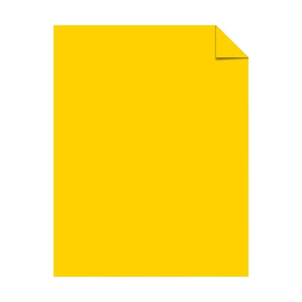 Multipurpose Paper*Neenah Paper Neenah Astrobrights Paper, 8.5"x14, 60lb., Text, Solar Yellow 5000/Carton (22532W)
