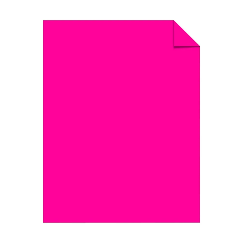 Card Stock*Neenah Paper Astrobrights 65 lb. Cover Paper, 8.5" x 11", Fireball Fuchsia, 2000 Sheets/Case (22881)