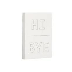 Post-It Notes*Post-it Noted by ® Grey Hi and Bye Notes, 2.9