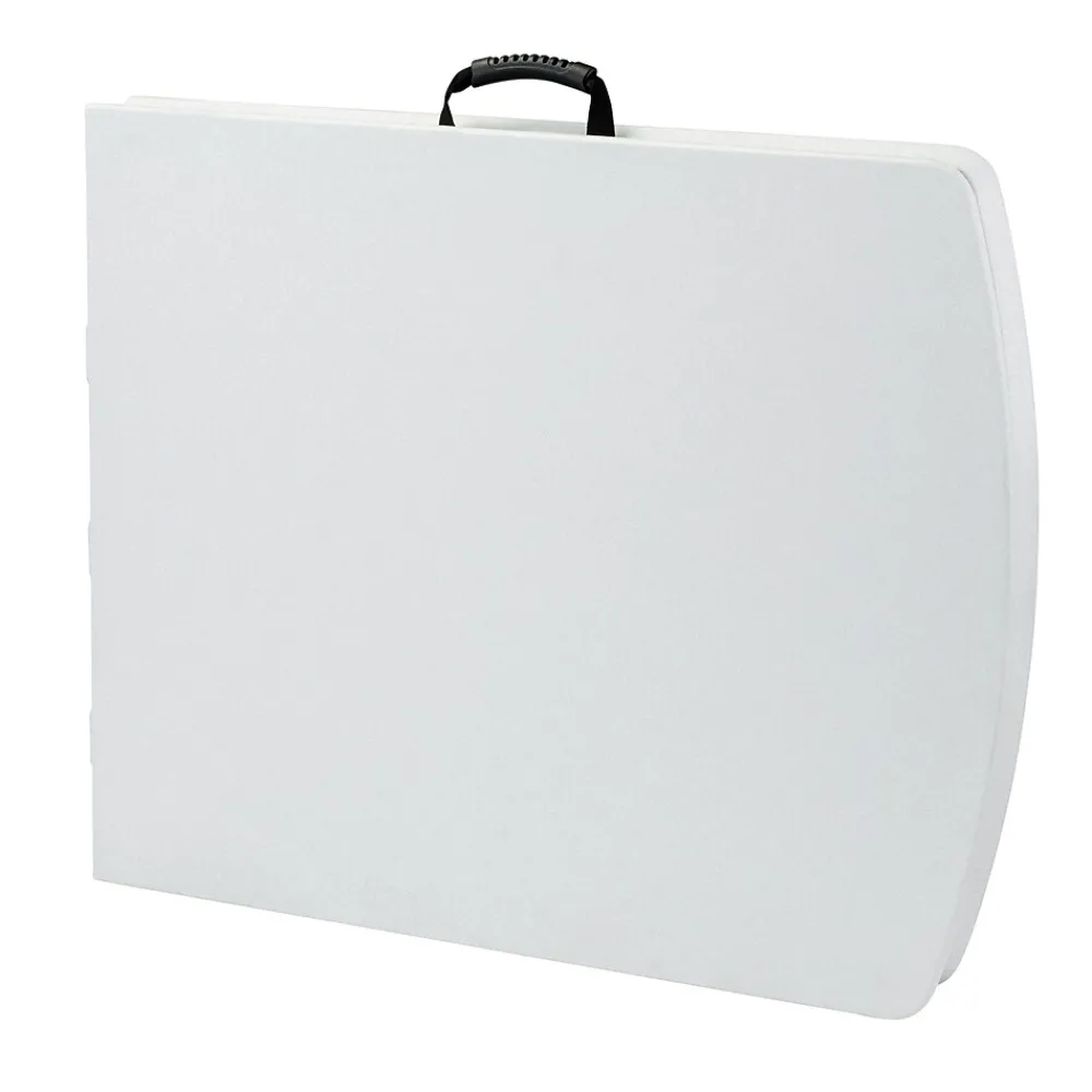 Folding Tables*National Public Seating NPS Heavy Duty Fold-in-Half Table, 30 x 72, Speckled Gray (BMFIH30721)