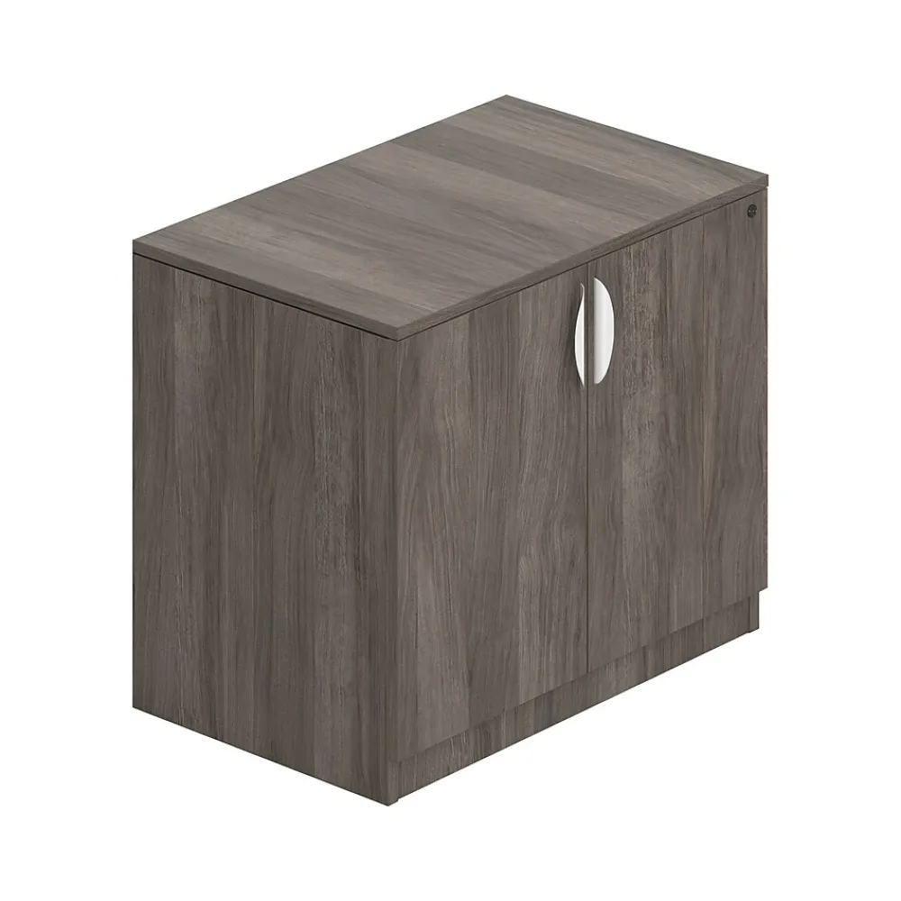 Storage Cabinets*Offices to go 29.5" Laminate Storage Cabinet with Lock with 1 Shelf, Artisan Gray (TDSL3622SCAGL)