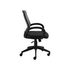 Office Chairs*Offices to go Mesh Back Fabric Manager Chair, Gray and Black (OTG10902B)