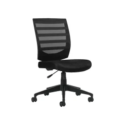 Office Chairs*Offices to go Mesh Back Fabric Task Chair, Black (OTG11922B)