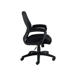 Office Chairs*Offices to go Mesh Back Fabric Manager Chair, Black (OTG11750B)