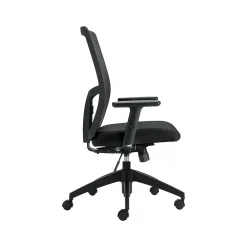 Office Chairs*Offices to go Mesh Back Luxhide Task Chair, Black (OTG3191BL20)