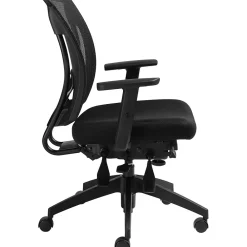 Office Chairs*Offices to go Mesh Multi-Function Task Chair with Arms, Black (OTG2803B)