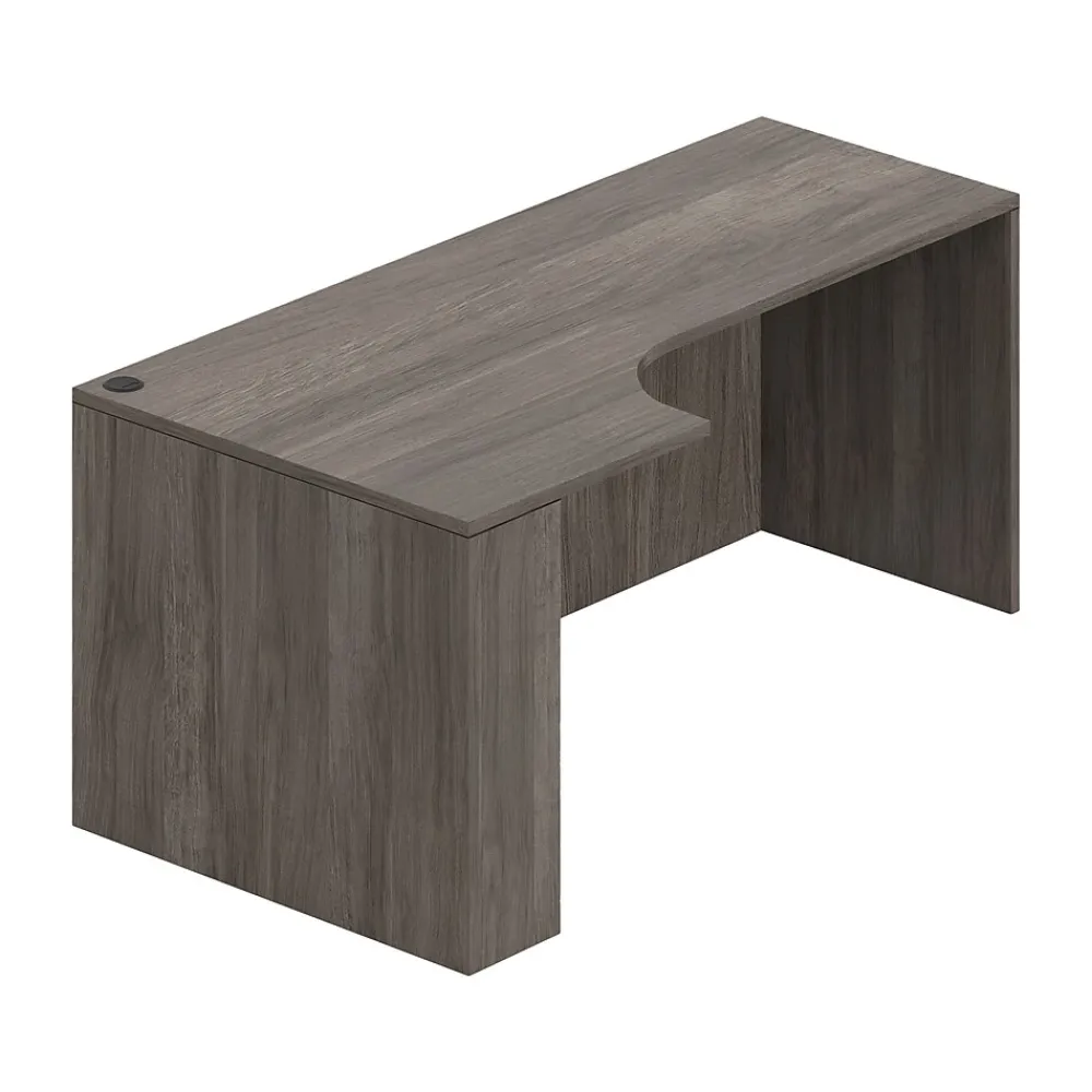 L-Desks*Offices to go Superior 71" Credenza Desk Shell, (TDSL7136CELAGL) Artisan Gray