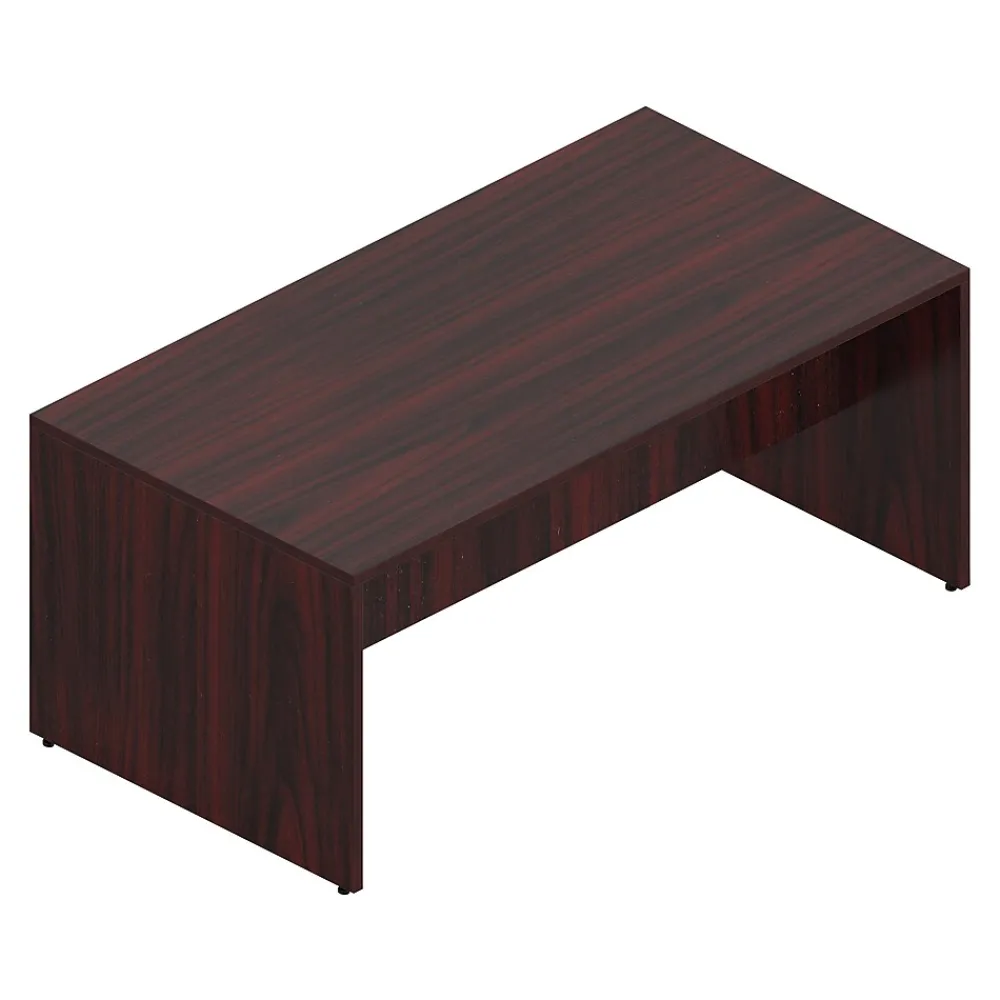 Office Desks*Offices to go Superior 96" High-Top Collaboration Table, American (SL9644HT-AML) Mahogany