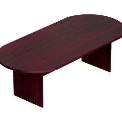 Conference Room Tables*Offices to go Superior Laminate 95"L Racetrack Conference Table, American Mahogany (SL9544RS-AML)