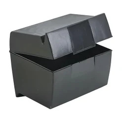 Index Cards*Oxford Index Card File Box, 500-Card Capacity, Black (01581)