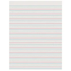 Classroom Paper*Pacon 8.5" x 11" Newsprint Handwriting Paper, 1/2" x 1/4" x 1/4" Ruled, 500 Sheets/Pack, 3 Packs (PAC2696-3)