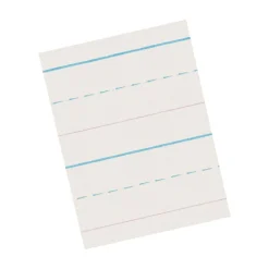 Classroom Paper*Pacon Newsprint Storybook 11" x 8-1/2", 5/8" Ruled Long Way, White, 500 Sheets/Pack (PAC2691)