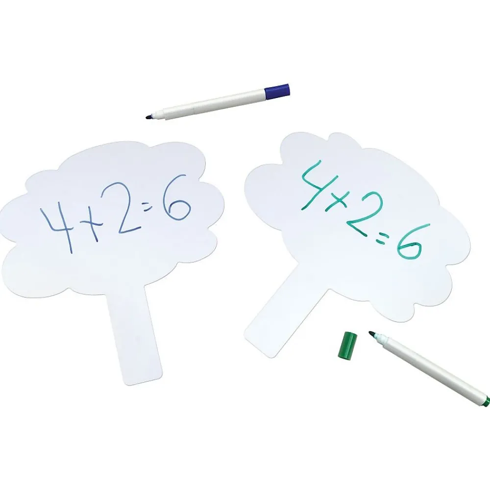 Dry Erase*Pacon Quick Response Dry-Erase Whiteboard, 9" x 9.5", 10/Pack (PAC9011-10)