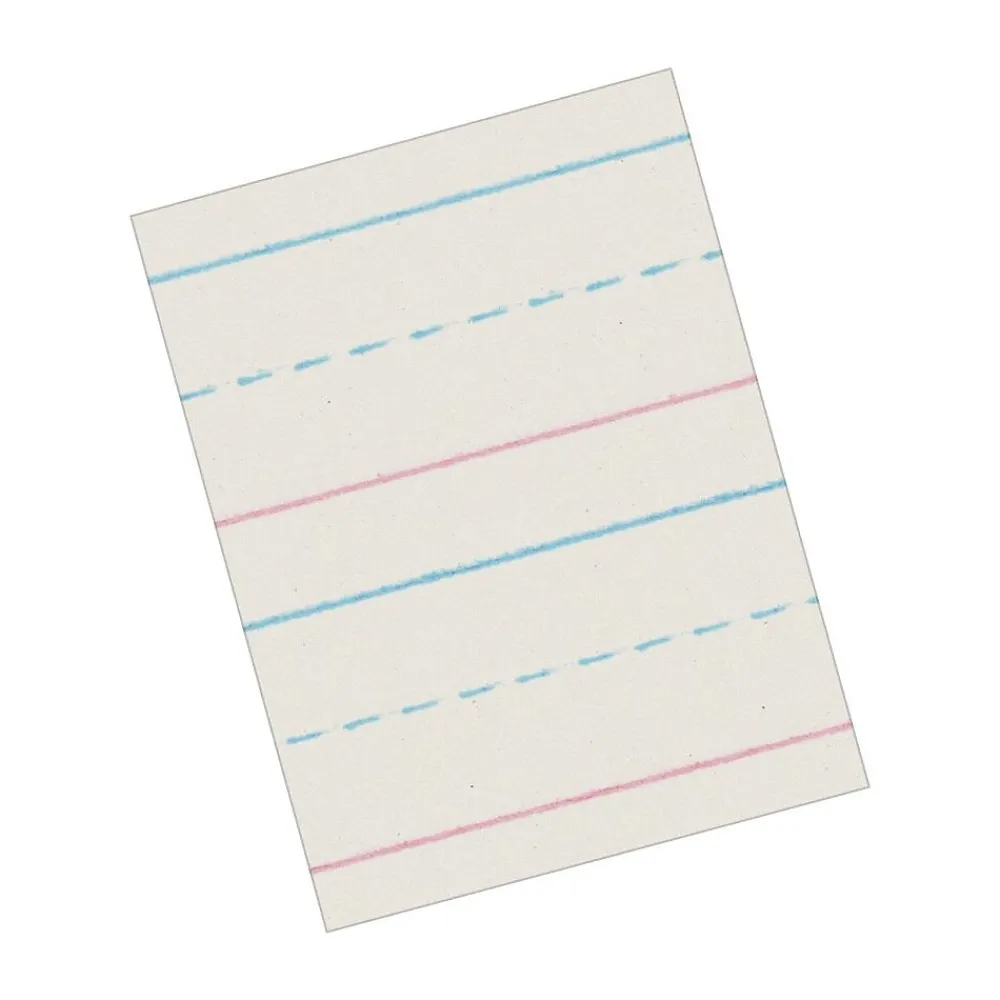 Classroom Paper*Zaner-Bloser Pacon Picture Story Paper, 12" x 18", 5/8" Ruled, White, 250 Sheets/Pack (PACZP2694)
