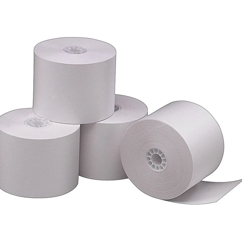 Pos Paper*Paper Manufacturers Bond Adding Machines & Calculator Paper Rolls, 2 1/4" x 165' (7786)