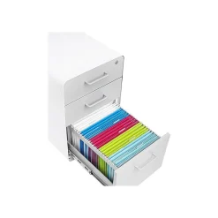 File Cabinets*Poppin Stow 3-Drawer Mobile Vertical File Cabinet, Letter/Legal Size, Lockable, 24