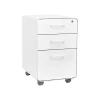 File Cabinets*Poppin Stow 3-Drawer Vertical File Cabinet, Locking, Letter/Legal, White, 20"D (100915)