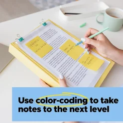 Post-It Notes*Post-it 100% Recycled Paper Super Sticky Notes, 3