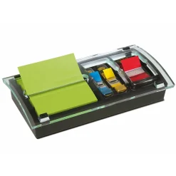 Pop-Up Dispensers*Post-it ® Designer Pop-up Notes and Flag Dispenser for 1" and 1/2" Flags and 3" x 3" Notes, Black (DS100)