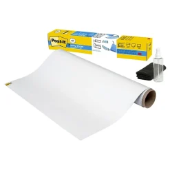 Dry Erase*Post-it Easy Erase Adhesive Dry-Erase Whiteboard, 3' x 2' (FWS3X2)