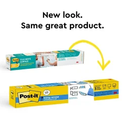 Dry Erase*Post-it Easy Erase Plastic Adhesive Dry-Erase Whiteboard, 4' x 3' (FWS4X3)