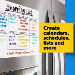 Dry Erase*Post-it Easy Erase Plastic Adhesive Dry-Erase Whiteboard, 9.1