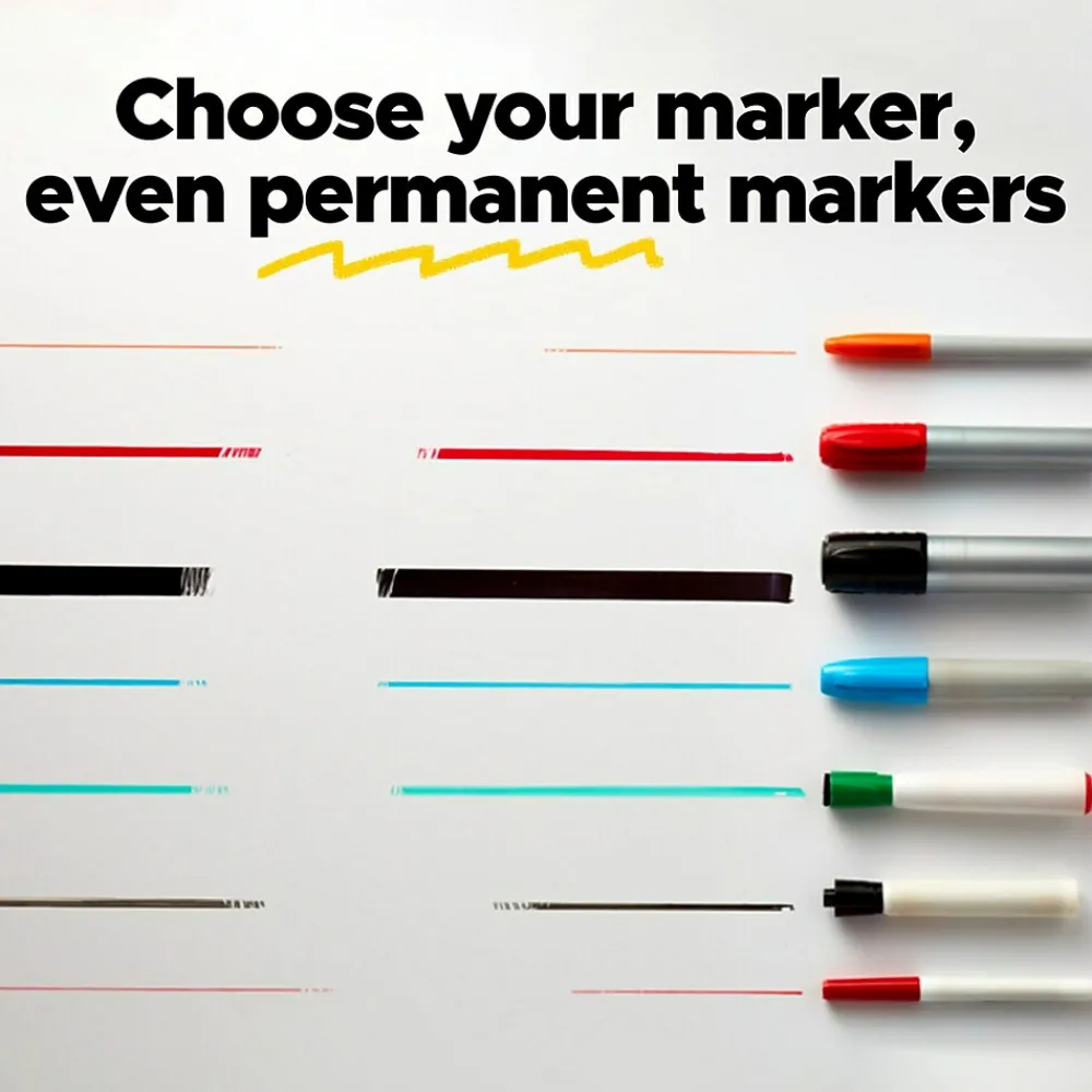 Dry Erase*Post-it Easy Erase Plastic Adhesive Dry-Erase Whiteboard, 9.1" x 9.1", 2/Pack (FWS-Sheets-2PK)