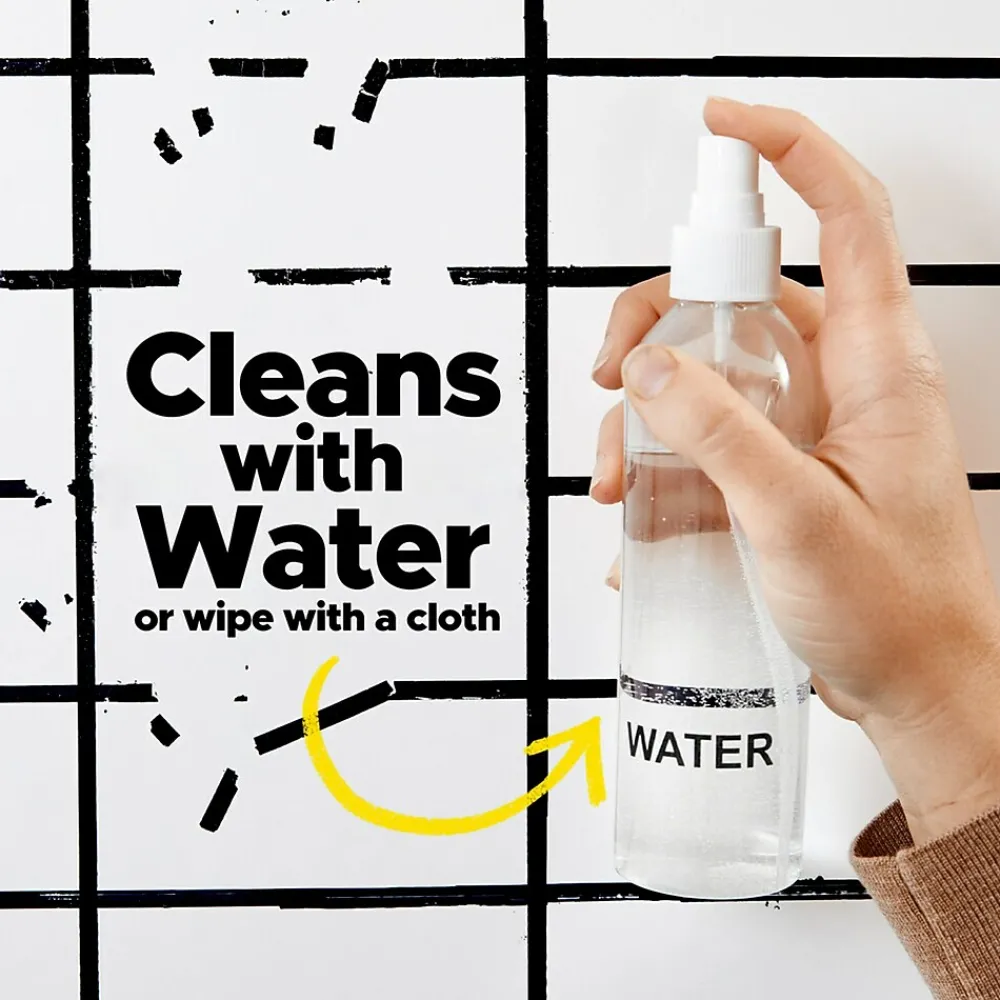 Dry Erase*Post-it Easy Erase Plastic Adhesive Dry-Erase Whiteboard, 9.1" x 9.1", 2/Pack (FWS-Sheets-2PK)