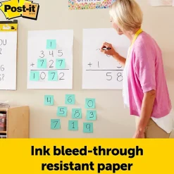 Easel Paper Pads*Post-it ® Mini Super Sticky Wall Easel Pad, 15